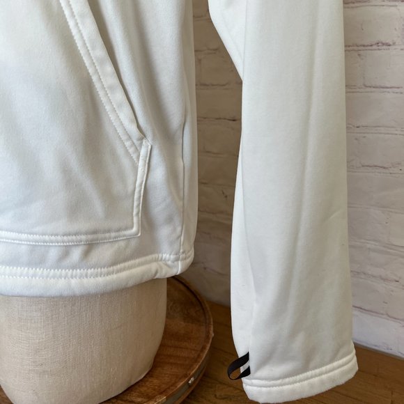 686 White Zip Up Sweatshirt - Lightweight Fleece -Jacket Size Medium- Men’s - Picture 5 of 10